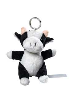 plush cow with keychain